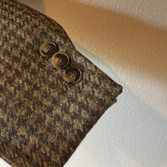 Sezane Michele Jacket Khaki Houndstooth Size US 8 NWOT - Picture 9 of 11